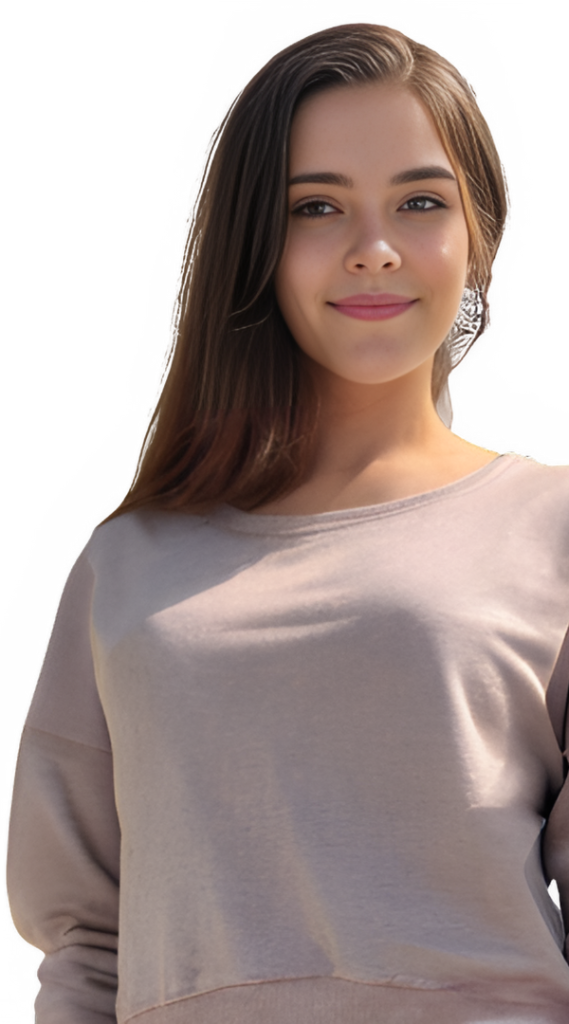 Mujer joven que venció el examen TOEFL usando los cursos de You Prep Academy para estudiar en el extranjero